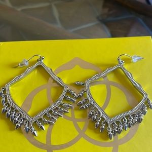 Kendra Scott silver earrings